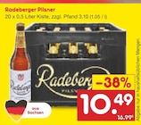 Pilsner Angebote von Radeberger bei Netto Marken-Discount Eisenhüttenstadt für 10,49 €