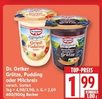 Grütze, Pudding oder Milchreis im EDEKA Prospekt Grütze, Pudding oder Milchreis von Dr. Oetker im aktuellen EDEKA Prospekt für 1,99 €