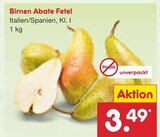 Aktuelles Birnen Abate Fetel Angebot bei Netto Marken-Discount in Frankfurt (Main) ab 3,49 €