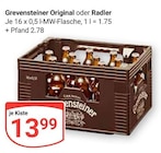 Original Angebote von Grevensteiner bei GLOBUS Rostock für 13,99 €