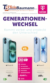 Aktueller Telebaumann Elektromärkte Prospekt in Höxter und Umgebung, "GENERATIONEN-WECHSEL" mit 8 Seiten, 01.11.2025 - 30.11.2025