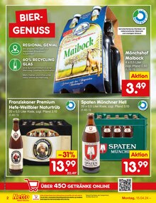 Bier im Netto Marken-Discount Prospekt "Aktuelle Angebote" mit 49 Seiten (Bielefeld)