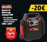 Booster de démarrage chargeur USB - mecafer - Screwfix à Goussainville Booster de démarrage chargeur USB - mecafer en promo chez Screwfix Goussainville à 79,99 €