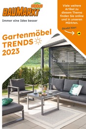Globus-Baumarkt Prospekt: "Gartenmöbel TRENDS 2023", 18 Seiten, 27.03.2023 - 30.06.2023