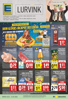 EDEKA Prospekt der Woche "Aktuelle Angebote" Seite 1, 16.02.2026 bis 21.02.2026 für Xanten Aktueller EDEKA Prospekt "Aktuelle Angebote" Seite 1 von 30 Seiten für Xanten