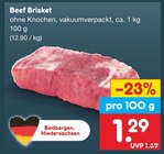 Beef Brisket Angebote bei Netto Marken-Discount Emden für 1,29 €