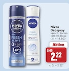 Deospray Fresh Active im Angebot bei combi in Lingen Deospray Fresh Active Angebote von Nivea bei combi Lingen für 2,22 €