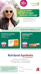 mea - meine apotheke Prospekt für Oberhausen mit 4 Seiten mea - meine apotheke Prospekt für Oberhausen: "Unsere Juli-Angebote", 4 Seiten, 01.07.2025 - 31.07.2025