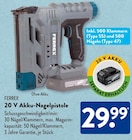 20 V Akku-Nagelpistole von FERREX für 29,99 € bei ALDI SÜD im Angebot 20 V Akku-Nagelpistole von FERREX im aktuellen ALDI SÜD Prospekt