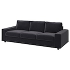 Aktuelles 3er-Sofa mit breiten Armlehnen/Djuparp dunkelgrau mit breiten Armlehnen/Djuparp dunkelgrau Angebot bei IKEA in Bremerhaven ab 764,10 €