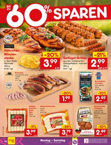 Fleisch im aktuellen Netto Marken-Discount Prospekt (Moers) Fleisch im Netto Marken-Discount Prospekt "Aktuelle Angebote" mit 53 Seiten (Moers)