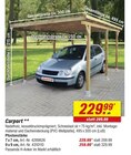 Carport im Angebot bei toom Baumarkt in Ulm Carport Angebote bei toom Baumarkt Ulm für 229,99 €