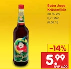 Baba Jaga Kräuterlikör Angebote bei Netto Marken-Discount Dessau-Roßlau für 5,99 €