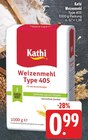 Weizenmehl Type 405 im Angebot bei EDEKA in Jena Weizenmehl Type 405 Angebote von Kathi bei EDEKA Jena für 0,99 €