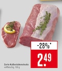 Marktkauf Freiburg - Zarte Kalbsrückensteaks Angebot im Prospekt Zarte Kalbsrückensteaks bei Marktkauf im Freiburg Prospekt für 2,49 €