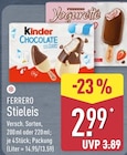 Stieleis von Ferrero für 2,99 € bei ALDI Nord im Angebot Stieleis von Ferrero im aktuellen ALDI Nord Prospekt
