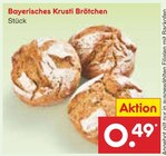 Bayerisches Krusti Brötchen Angebote bei Netto Marken-Discount Stralsund für 0,49 €