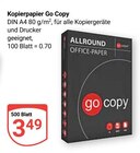 Kopierpapier im Angebot bei GLOBUS in Gotha Kopierpapier Angebote von Go Copy bei GLOBUS Gotha für 3,49 €
