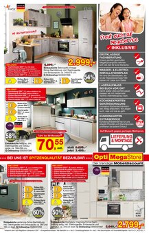 Kühlschrank im Opti-Wohnwelt Prospekt "Mega Relaxen" mit 14 Seiten (Schorndorf)