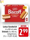 Aktuelles Biscoff Sandwich Angebot bei E center in Freiburg (Breisgau) ab 2,99 €