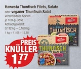 Thunfisch Filets im V-Markt Prospekt Thunfisch Filets von Hawesta im aktuellen V-Markt Prospekt für 1,77 €