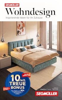 Segmüller Kirchheim (München) Prospekt "Wohndesign - Inspirierende Ideen für ihr Zuhause" mit 20 Seiten
