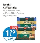 Kaffeesticks 2in1 von Jacobs im aktuellen V-Markt Prospekt für 1,79 €