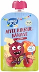 Bio-Quetschbeutel Apfel-Kirsche-Banane mit Hafer von Genuss Plus Kids für 0,65 € bei Rossmann im Angebot Bio-Quetschbeutel Apfel-Kirsche-Banane mit Hafer von Genuss Plus Kids im aktuellen Rossmann Prospekt