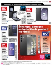 Samsung Galaxy S Angebote im Prospekt "OFFREZ LA MAGIE DU HIGH-TECH POUR NOËL !" von Carrefour Samsung Galaxy S Angebote im Prospekt "OFFREZ LA MAGIE DU HIGH-TECH POUR NOËL !" von Carrefour auf Seite 11
