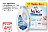 Waschmittel Pulver Angebote von Lenor bei GLOBUS Hoyerswerda für 4,49 €