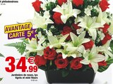 Jardinière de roses, lys tigrés et mini fleurs - Bazarland à Perpignan Jardinière de roses, lys tigrés et mini fleurs en promo chez Bazarland Perpignan à 34,99 €