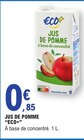 Jus de pomme - ECO+ dans le catalogue E.Leclerc