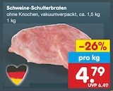 Schweine-Schulterbraten Angebote bei Netto Marken-Discount Wismar für 4,79 €