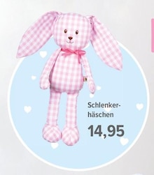 BabyOne Freudenberg - Schlenkerhäschen Schlenkerhäschen Angebot bei BabyOne Freudenberg im Prospekt "Alles für einen glücklichen Start!"