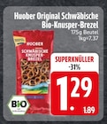 Original Schwäbische Bio-Knusper-Brezel Angebote von Huober bei EDEKA Heidenheim für 1,29 €