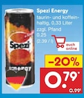 Energy Angebote von Spezi bei Netto Marken-Discount Waiblingen für 0,79 €