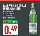 Bio-Quelle Mineralwasser Angebote von Landpark bei Marktkauf Münster für 0,49 €