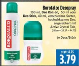 Deospray im Angebot bei EDEKA in Gießen Deospray Angebote von Borotalco bei EDEKA Gießen für 3,79 €