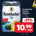 Frische Fässchen Pils Angebote von Krombacher bei Markant Nordwest Detmold für 10,99 €