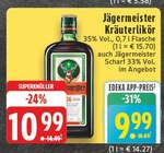 Kräuterlikör Angebote von Jägermeister bei E center Dinslaken für 9,99 €