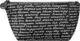 Kosmetiktasche schwarz Lettering von Vito & Joe für 6,95 € bei dm-drogerie markt im Angebot Kosmetiktasche schwarz Lettering von Vito & Joe im aktuellen dm-drogerie markt Prospekt