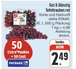 nah und gut Nürnberg - Tafeltrauben rot Angebot im Prospekt Tafeltrauben rot bei nah und gut im Nürnberg Prospekt für 2,49 €