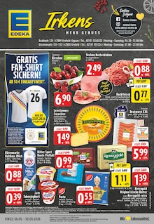 EDEKA Prospekt der Woche "Aktuelle Angebote" Seite 1, 26.05.2026 bis 30.05.2026 für Krefeld Aktueller EDEKA Prospekt "Aktuelle Angebote" Seite 1 von 26 Seiten für Krefeld