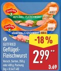 Geflügel-Fleischwurst im ALDI Nord Prospekt Geflügel-Fleischwurst von Gutfried im aktuellen ALDI Nord Prospekt für 2,99 €