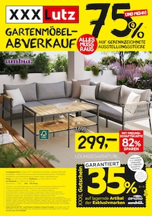 XXXLutz Prospekt "Gartenmöbelabverkauf" mit  Seiten (Neubrandenburg)