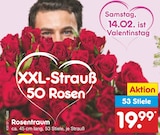 Aktuelles XXL-Strauß 50 Rosen Angebot bei Netto Marken-Discount in Wuppertal ab 19,99 €