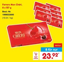 Netto Marken-Discount Bad Suderode - Mon Chéri Mon Chéri Angebot bei Netto Marken-Discount Bad Suderode im Prospekt "Heiße Angebote für kalte Tage!"