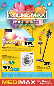 MEDIMAX Prospekt FRÜHLINGSMAX! mit 12 Seiten