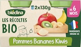 Les récoltes bio pommes bananes kiwis - BLÉDINA dans le catalogue Intermarché Hyper
