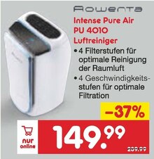 Netto Marken-Discount Neuwied - Intense Pure Air PU 4010 Luftreiniger Intense Pure Air PU 4010 Luftreiniger Angebot bei Netto Marken-Discount Neuwied im Prospekt "DU WILLST NÄRRISCH GÜNSTIG EINKAUFEN? DANN GEH DOCH ZU NETTO!"